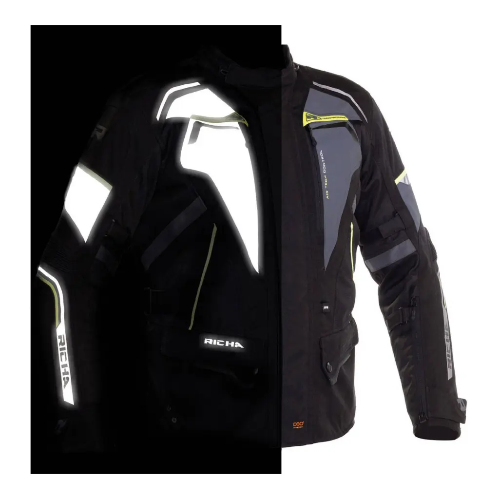Richa Infinity 2 Flare Jacket - Titanium/Fluo Yellow (6XL)