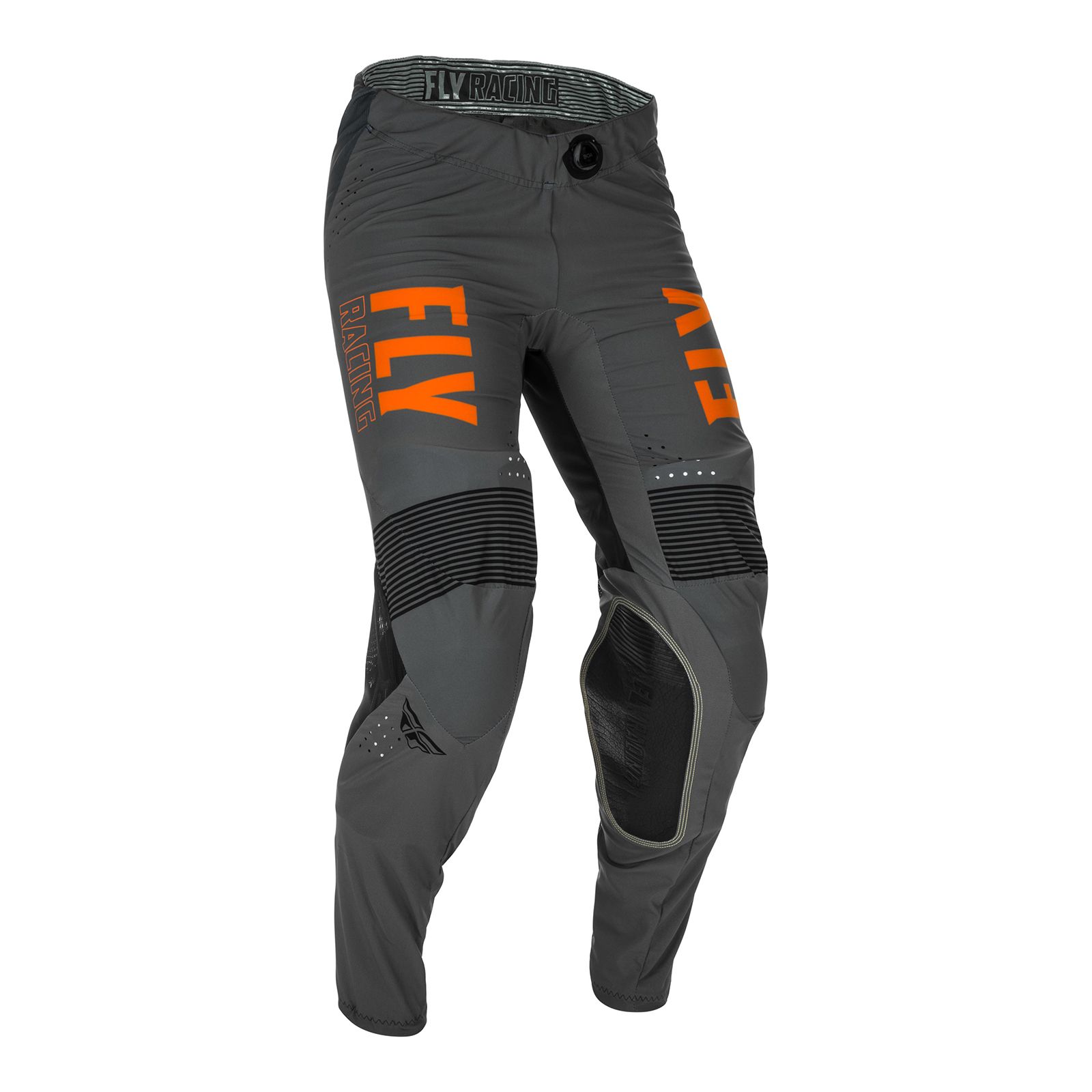Motocross Pants Fly Lite Hydrogen Grey/Orange/Black - Image 3