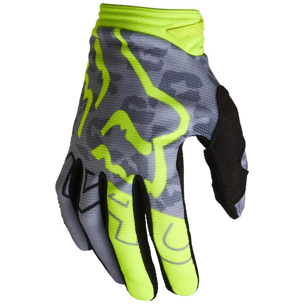 Fox 180 Skew Motocross Gloves Ladies Fluro Yellow