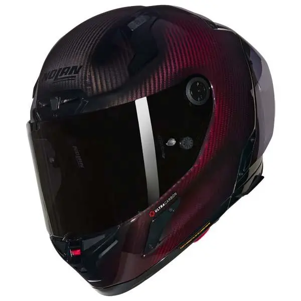 Nolan Xseries X-804 RS Ultra Carbon Full Face Helmet - liquido red