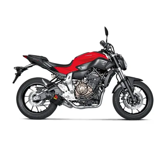 Full Stainless System/Carbon Muffler Yamaha MT07/FZ07 14-23/XSR700 16-23/Tracer 700 16-19/Tracer 7/GT 2020-23