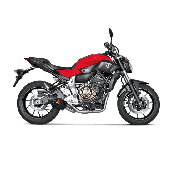 Full Stainless System/Carbon Muffler  Yamaha MT07/FZ07 14-23/XSR700 16-23/Tracer 700 16-19/Tracer 7/GT 2020-23 - Image 2