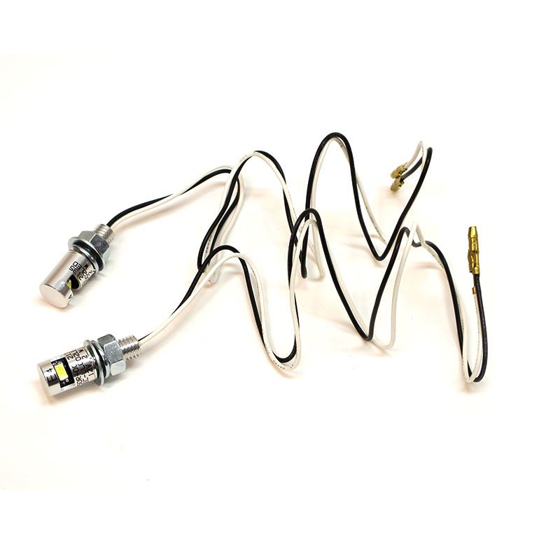 WHITES NUMBER PLATE LED BOLT LIGHT 17x12 SIL (Pair) - Image 1