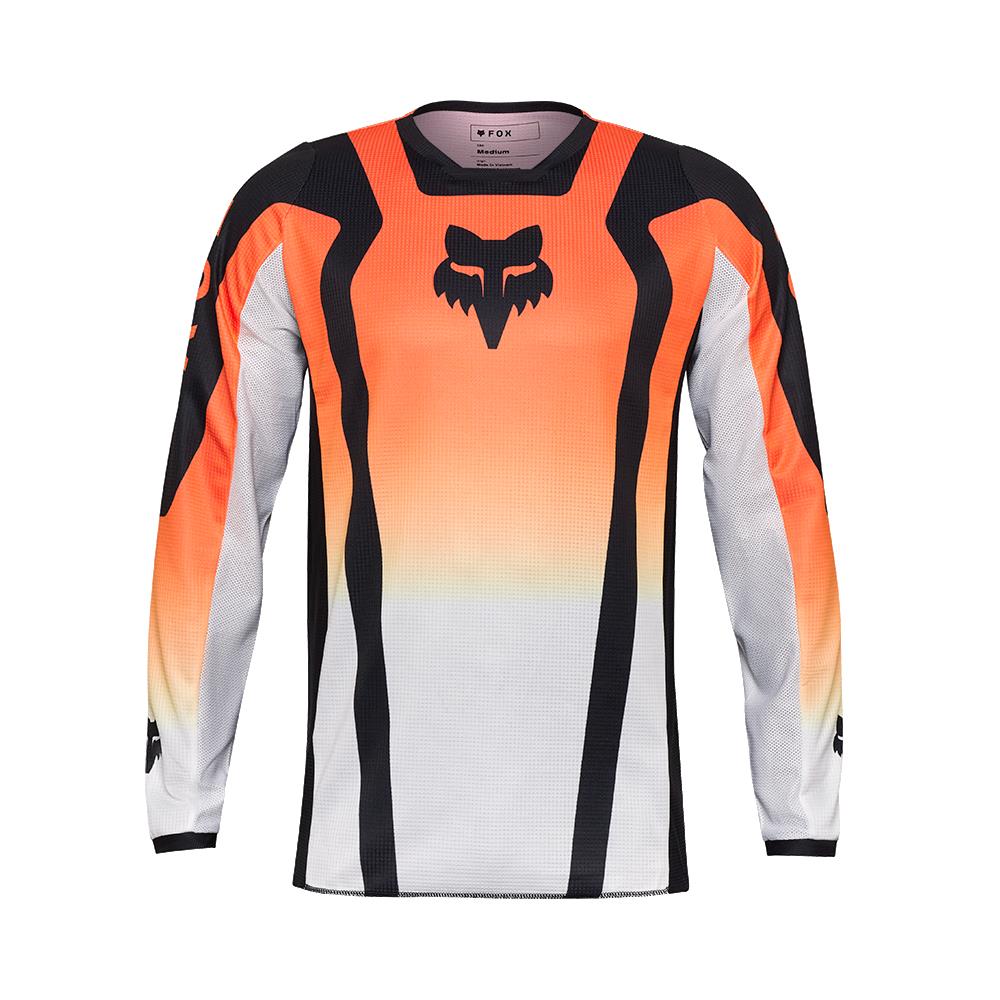 Fox 180 Lean Motocross Jersey Flo Orange - Image 1