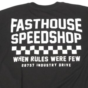 Fasthouse Chalet Tee Black - Image 2