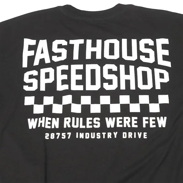 Fasthouse Chalet Tee Black