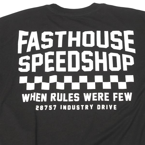 Fasthouse Chalet Tee Black - Image 2