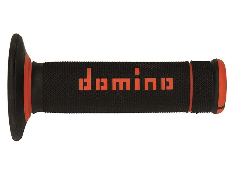 MX/E GRIPS KNURL/WAFFLE 120/123mm BLACK/ORANGE CLOSED - Image 10