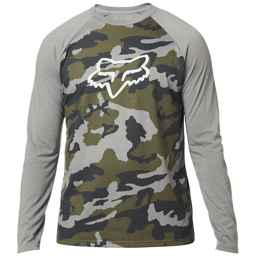 Fox Tournament Camo Long Sleeve Tech Tee Camo - Image 1