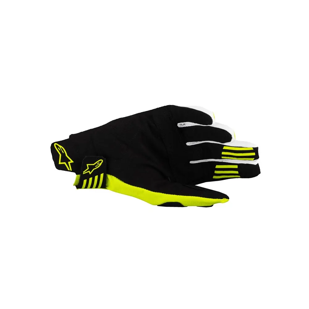 Alpinestars Techstar Motocross Gloves Black/Yellow Fluoro