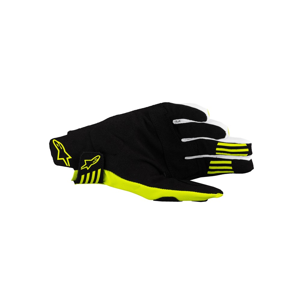 Alpinestars Techstar Motocross Gloves Black/Yellow Fluoro - Image 2