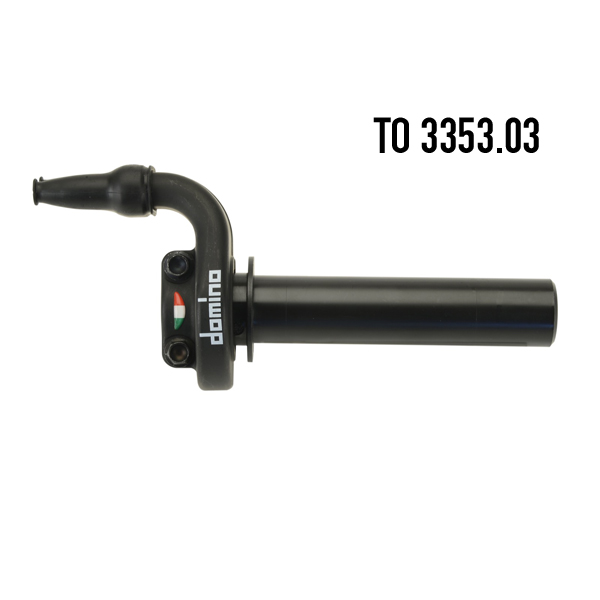 KRE 03 RAPID QUICK ACTION THROTTLE GOLD WITH BLACK/RED GRIP - Image 5