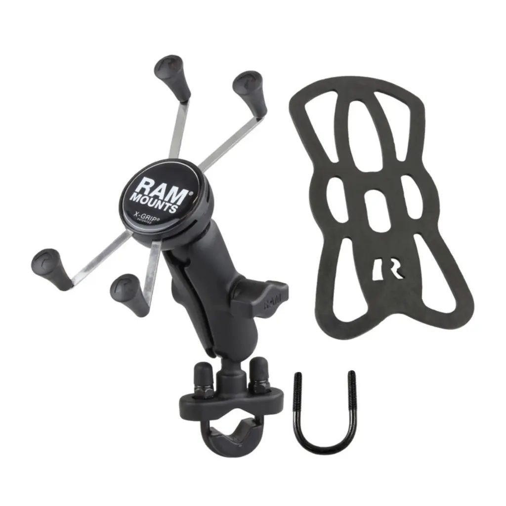 Ram X-Grip Large Phone Mount With Handlebar U-Bolt Base