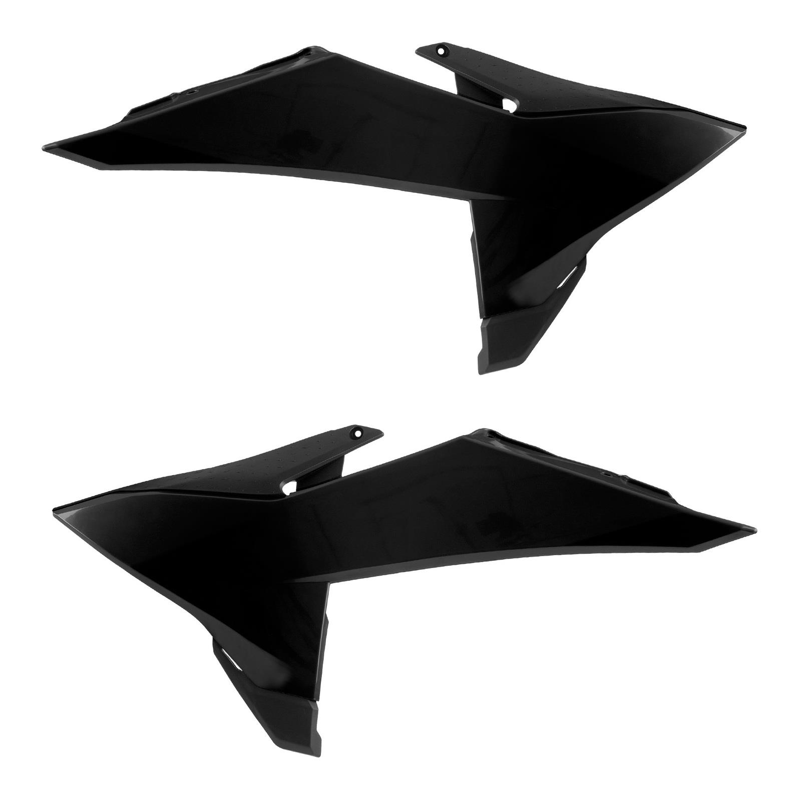 Polisport Radiator Scoops - KTM SX / SX-F / XC '25-On - Black - Image 1