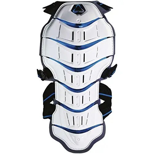 Back Protector Rev It Tyronic Feel 3.7 White/Blue CE Level 2