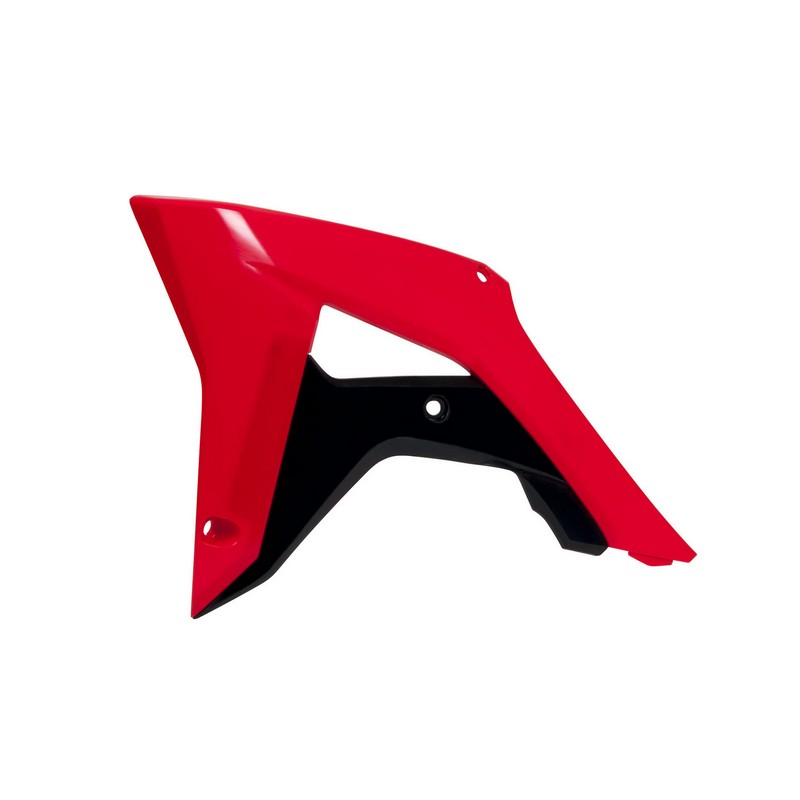 RADIATOR SHROUDS RTECH HONDA CRF250R 18-21 CRF450R 17-20  RED BLACK - Image 1