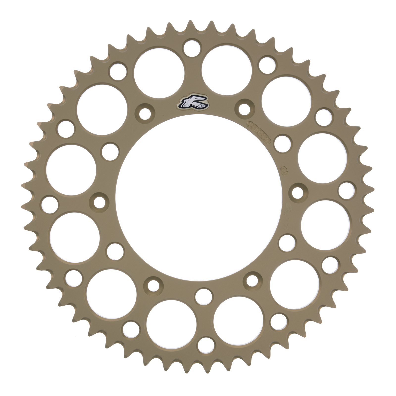 Renthal Sprocket Rear Hard Anodised 52T KHG Grooved - Image 1