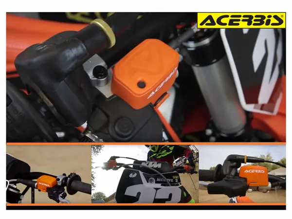 *Acerbis White Brembo Pump Cover Clutch & Master Cylinde   [C]