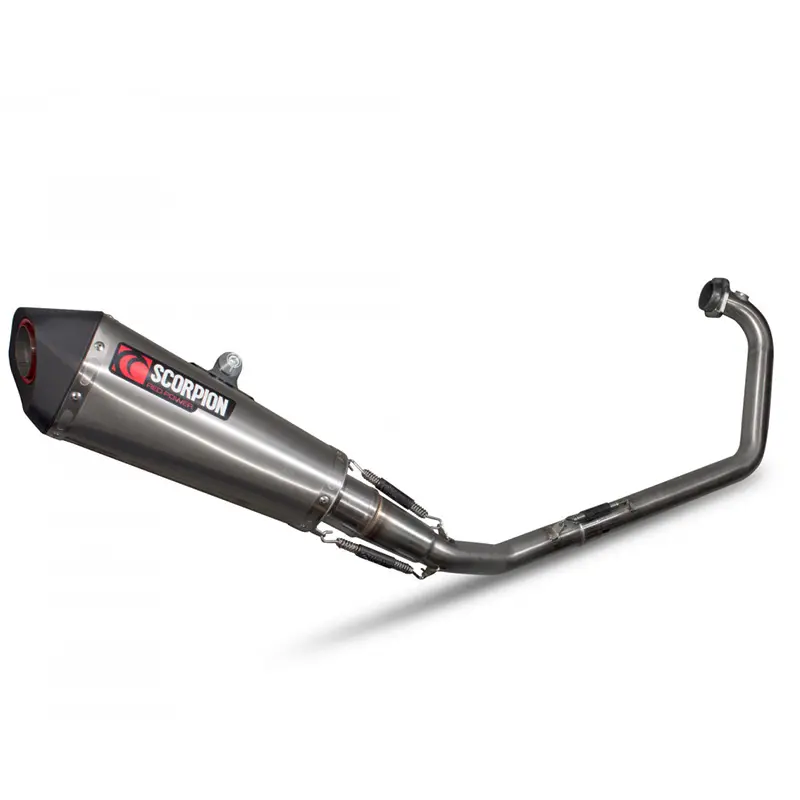 GSX-S 125 / GSX-S 150 Serket Taper Full System Brushed Stainless Steel 17-21