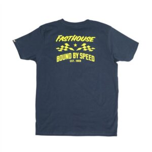 Fasthouse Bound By Speed Tee Youth Midnight Navy - Image 1