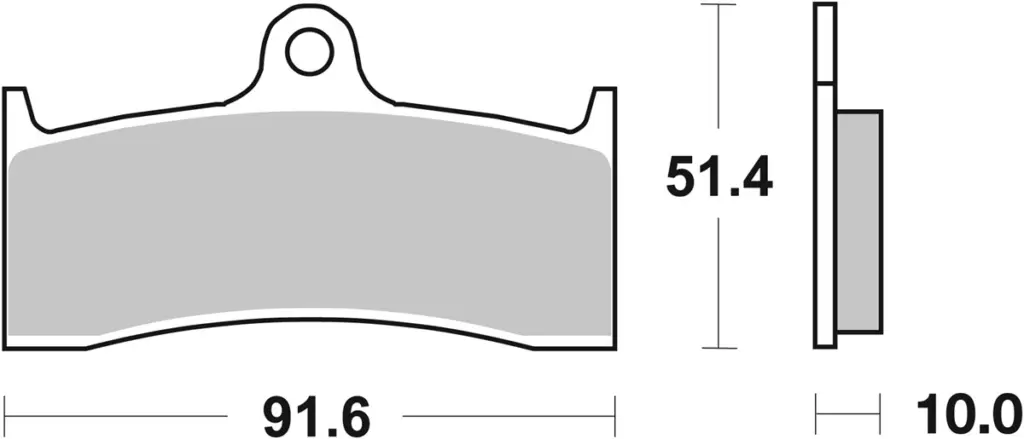 SBS 729DC Front Race Brake Pads