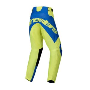Alpinestars Youth Racer Veil Motocross Pants Yellow Fluoro/Blue - Image 2