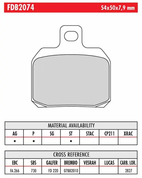 FERODO BRAKE BPADS