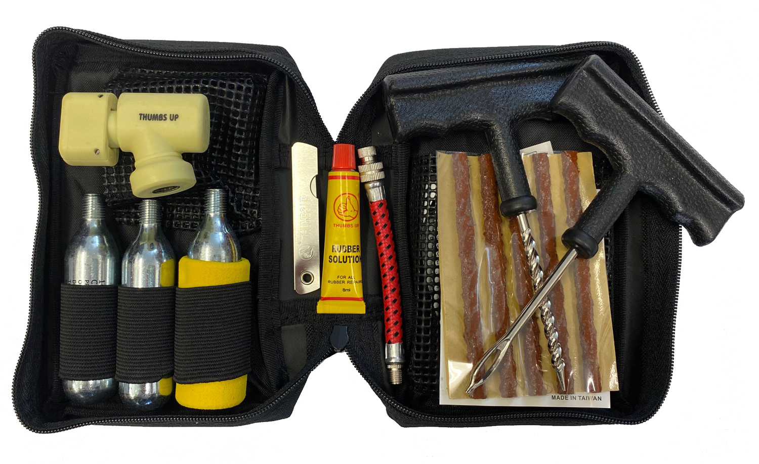 TYRE REPAIR TOOL KIT IN BAG - DELUXE REGULATOR - Image 1