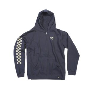 Fasthouse Youth Haven Hooded Zip-up Navy - Image 2