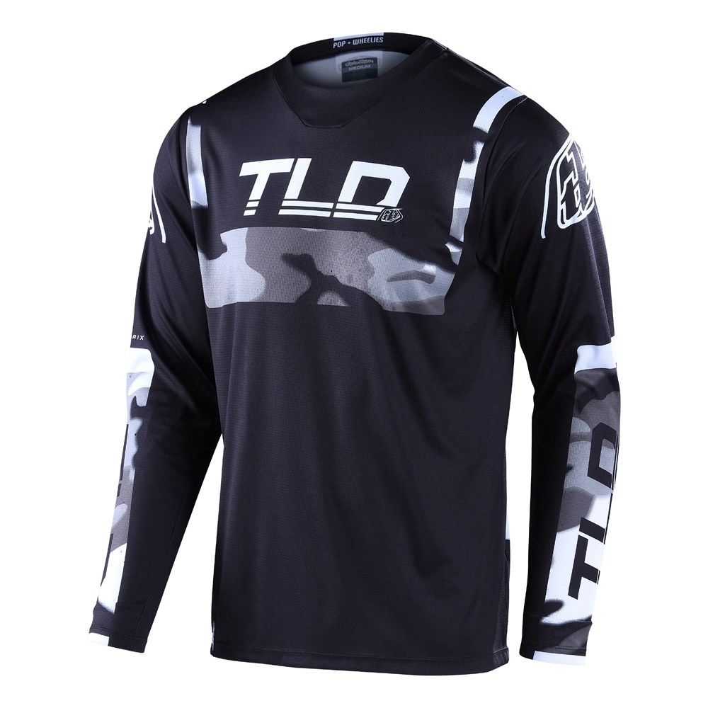 Troy Lee GP Brazen Motocross Jersey Camo Grey - Image 1