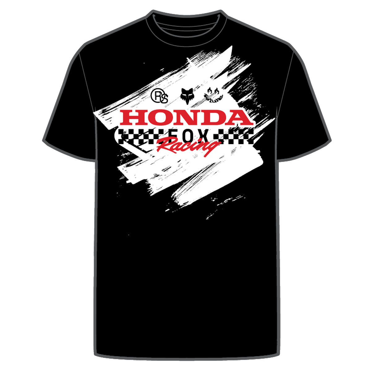 Fox X Honda Tee Youth Black - Image 1