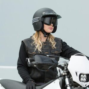 Biltwell Overland 2.0 Racer Goggles Black/Grey - Image 2