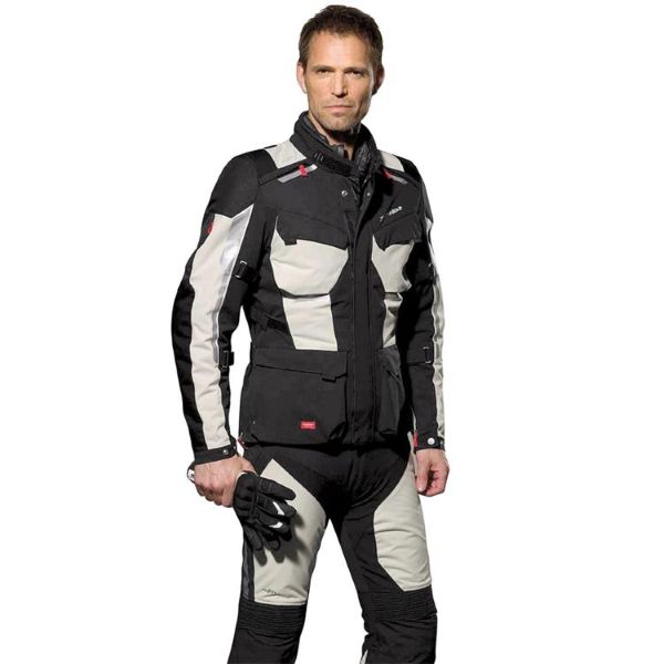 Road Jacket Spidi Tour S7 Black/Light Grey - Image 1