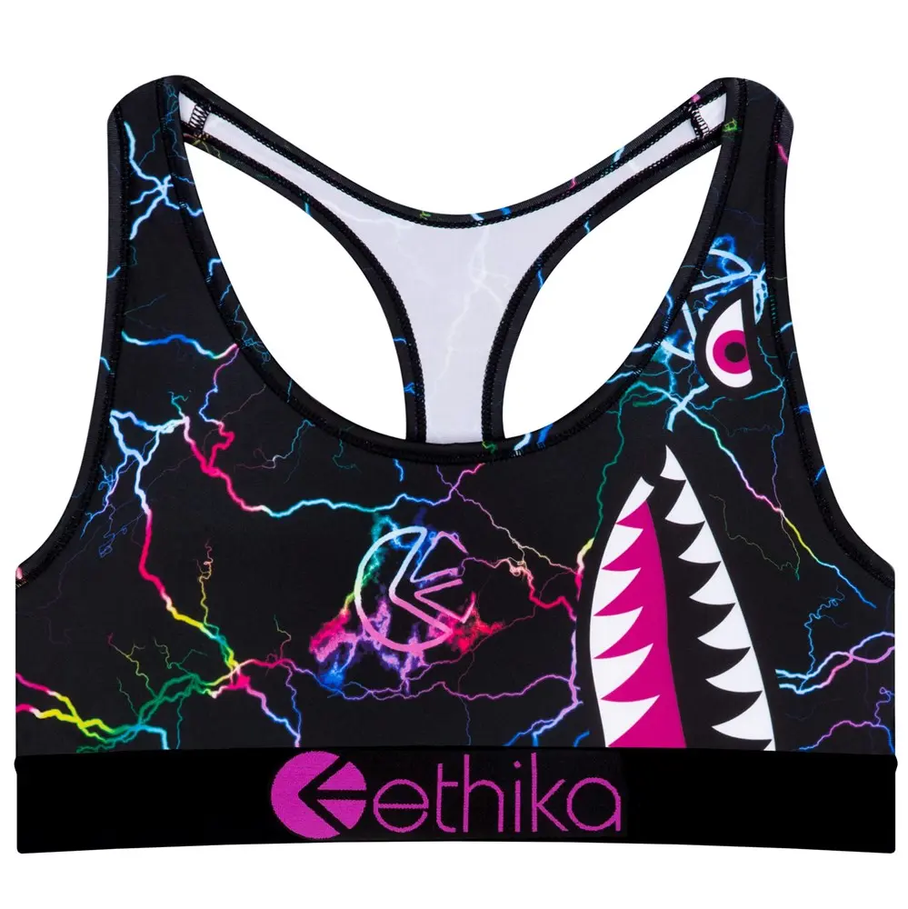 Ethika Bomber Rainbow Light Sports Bra
