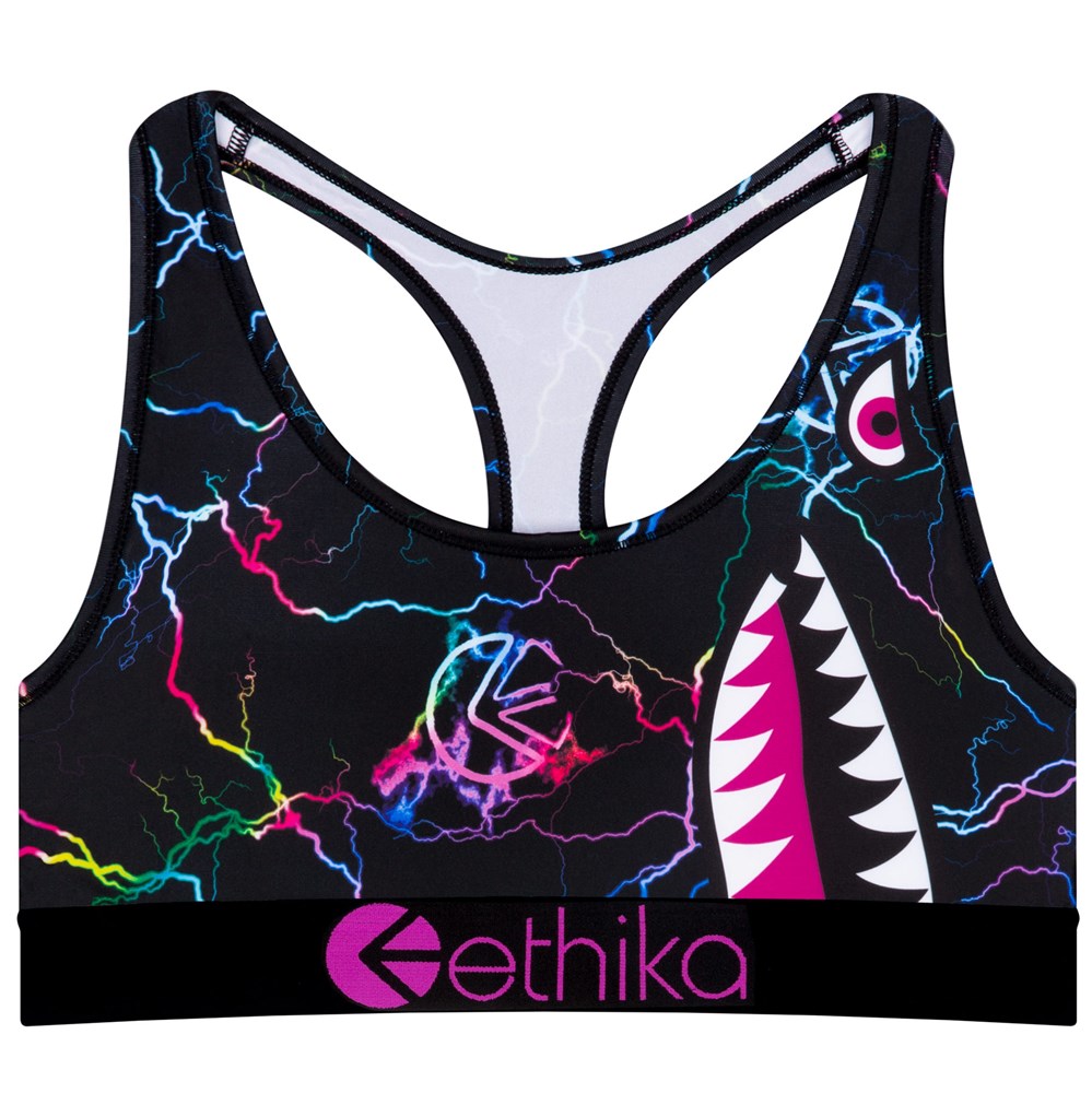 Ethika Bomber Rainbow Light Sports Bra - Image 1
