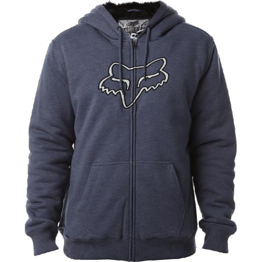 Hoodie Fox Konstant Sasquatch Zip Pewter - Image 1