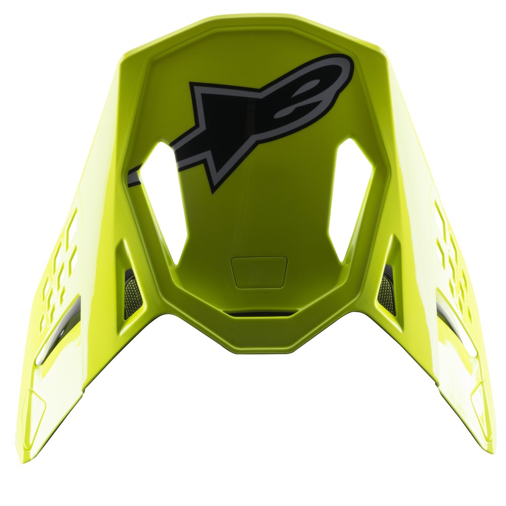 Visor S-M8 Factory Black/Yellow Fluoro/Blue - Image 1
