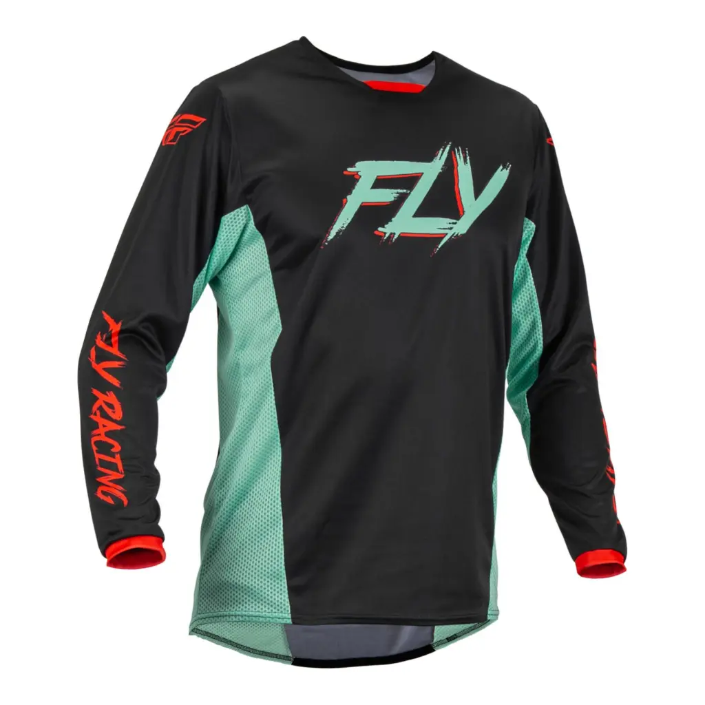 Fly Kinetic SE Rave Motocross Jeresy Black/Mint/Red
