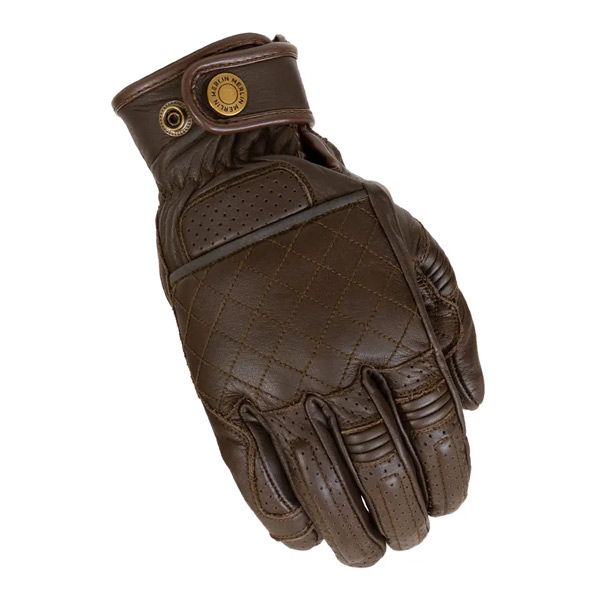 Merlin Stewart Leather Road Gloves Brown - Image 4