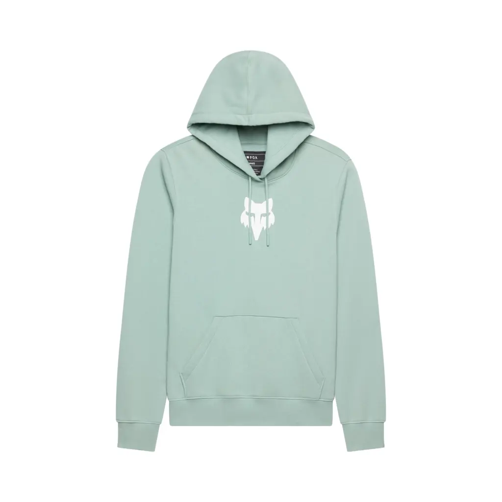 Fox Head Fleece Pullover Hoodie Ladies Arctic Blue