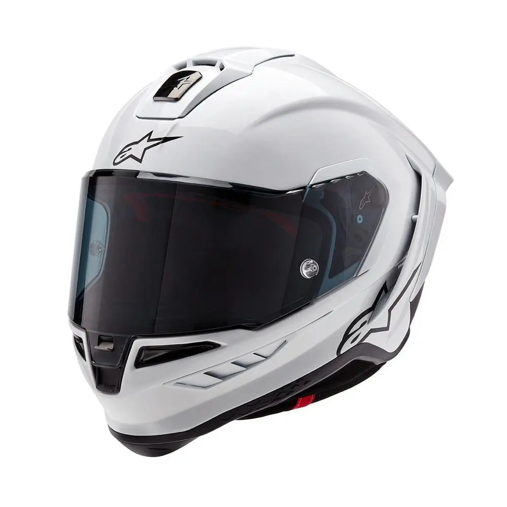 Alpinestars Supertech R10 Helmet Solid White Gloss/Matte Black