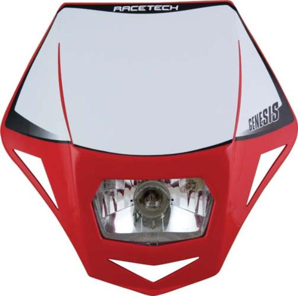 HEADLIGHT GENESIS RTECH HUSQVARNA E9 CERT PARK LIGHT &HALOGEN BA20D 12V 35WBULB &HOLDERS &FORKSTRA - Image 1
