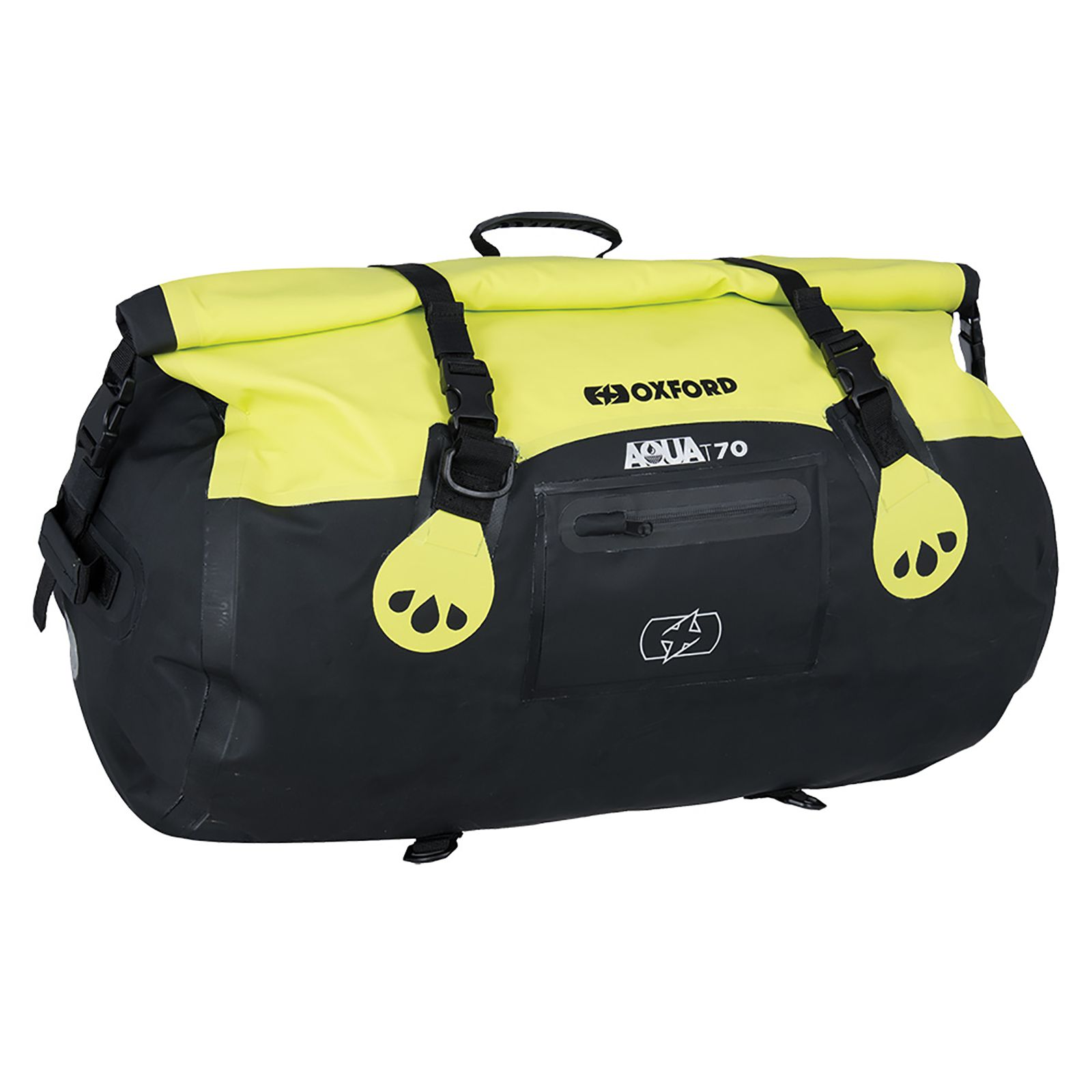 Roll Bag Oxford Aqua T70 Black/Yellow - Image 1