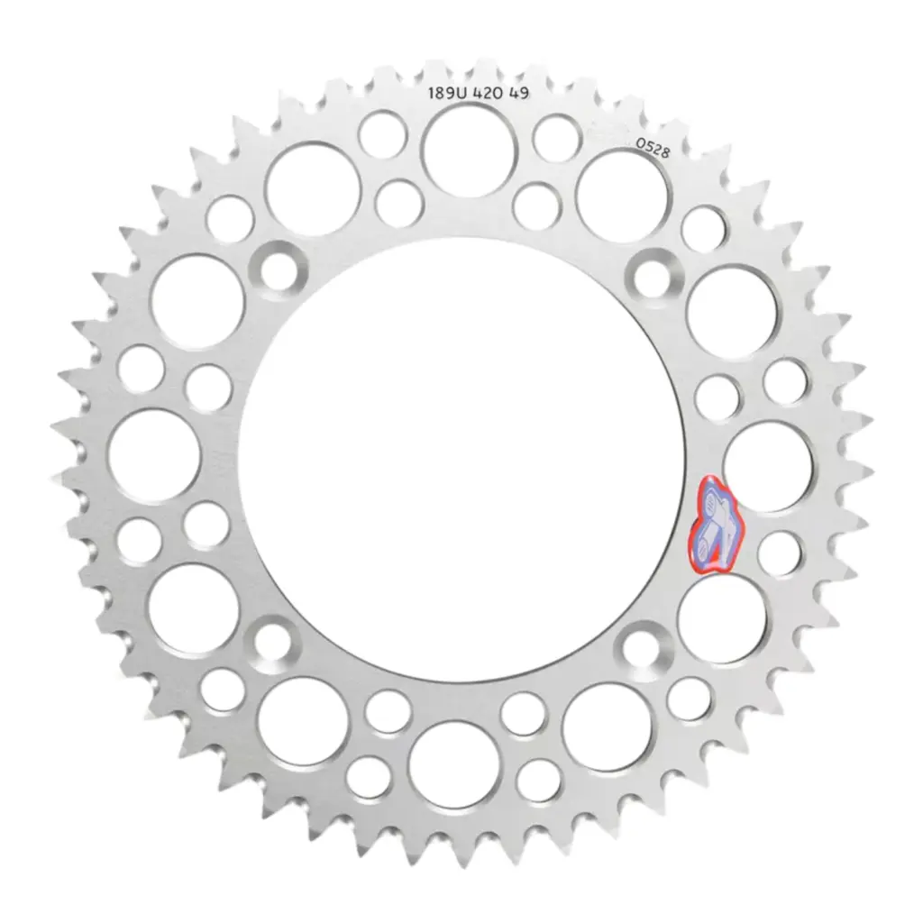 Renthal Sprocket Rear Silver 57T Alloy 7075 T6 Grooved Honda