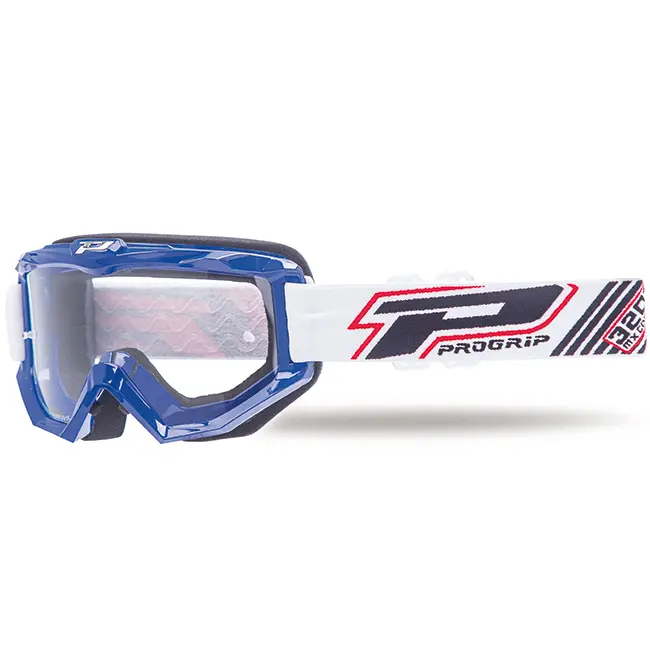 Motocross Goggles Progrip Blue