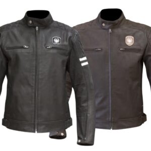 Merlin Hixon Heritage Leather ROad Jacket Brown - Image 1