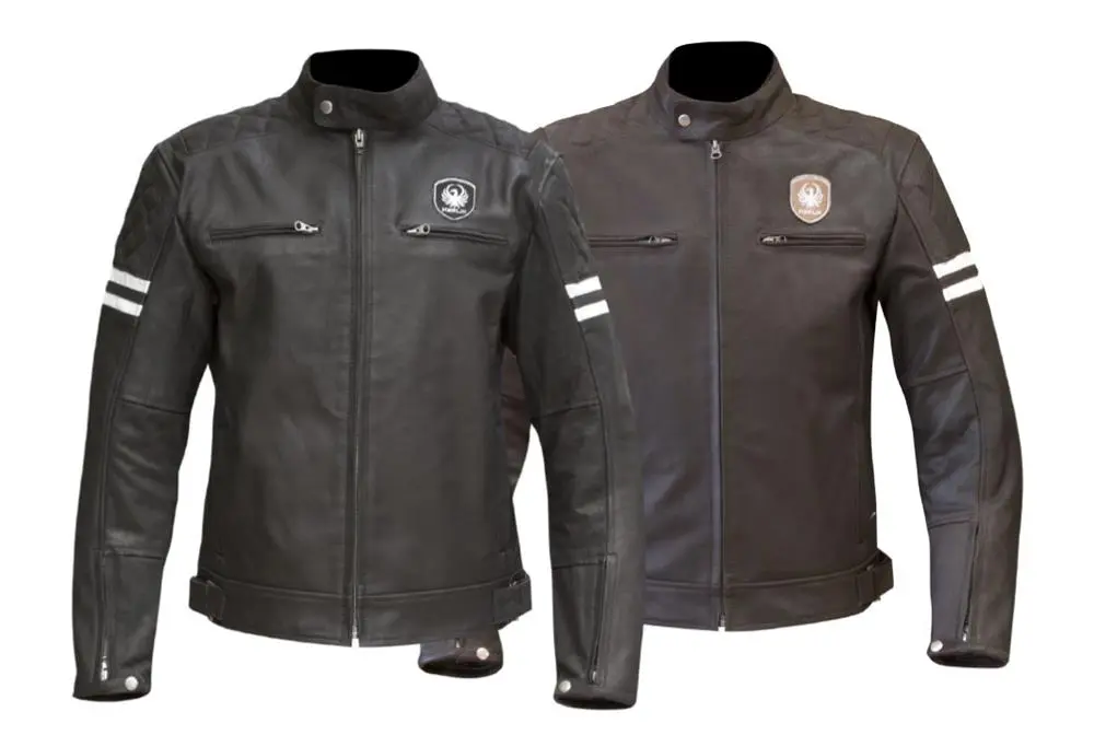 Merlin Hixon Heritage Leather ROad Jacket Brown
