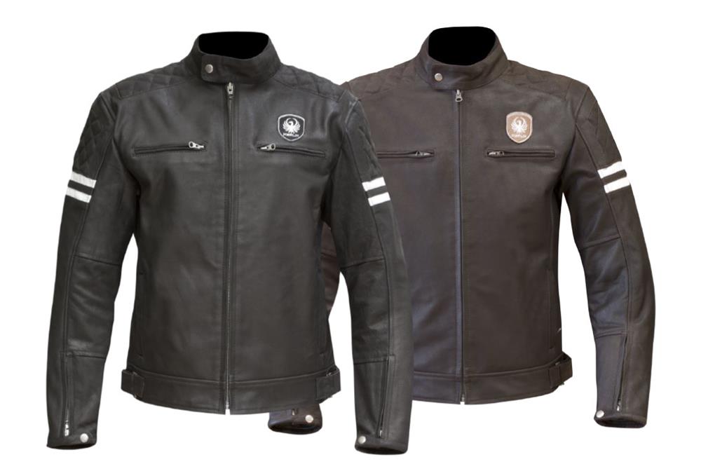 Merlin Hixon Heritage Leather ROad Jacket Brown - Image 1