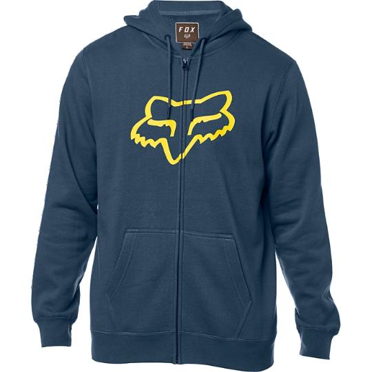 Hoodie Fleece Fox Legacy Navy - Image 1