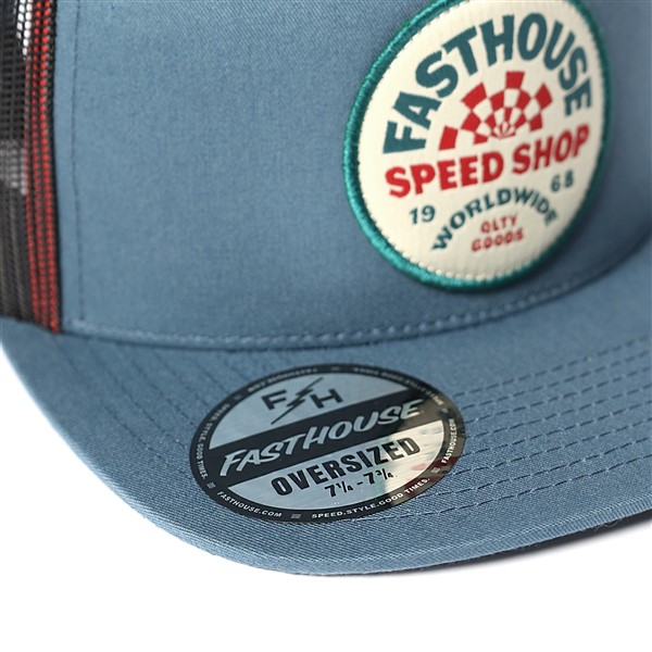 Fasthouse Deco Hat Slate -  Oversized - Image 3